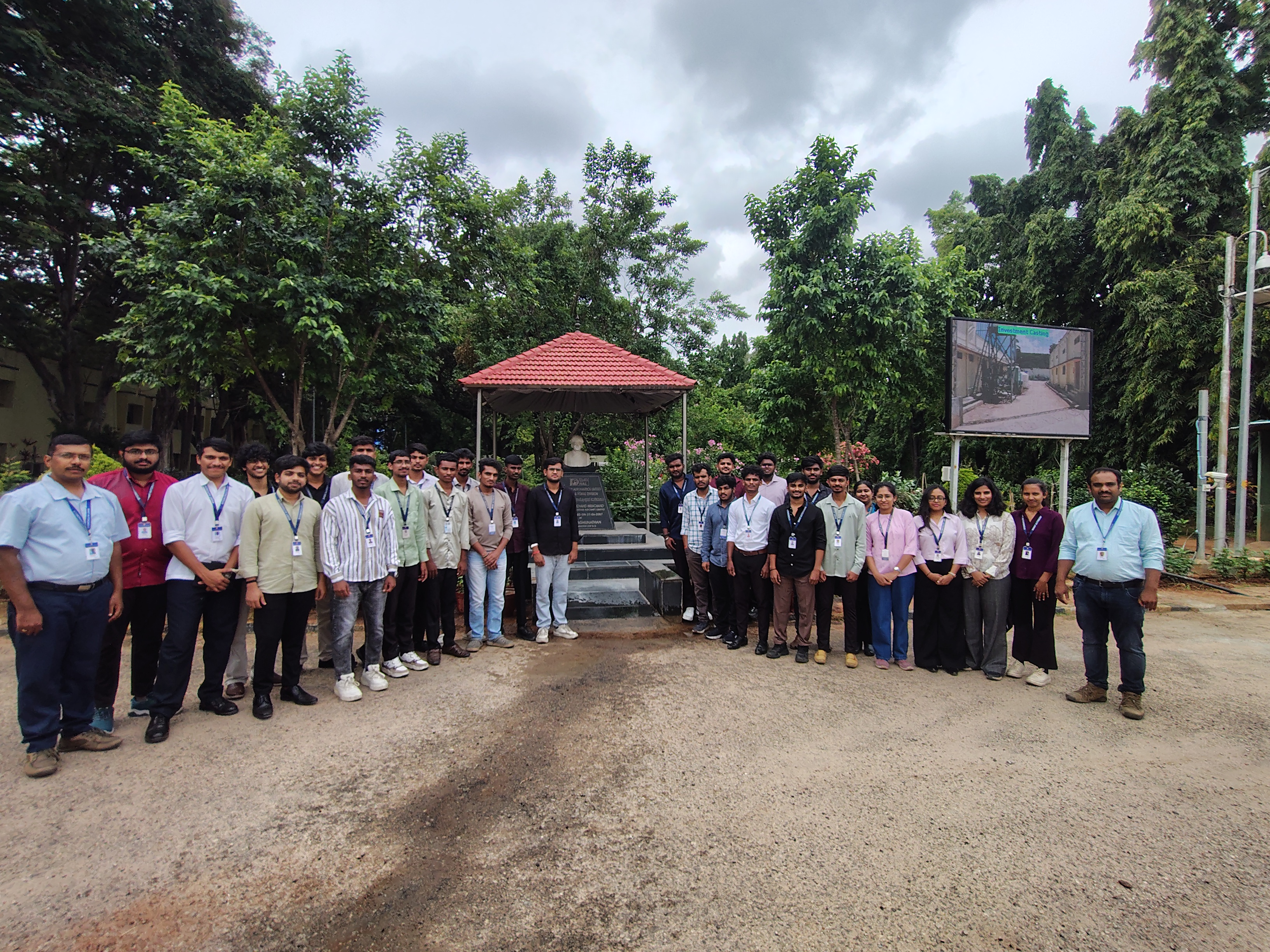 Hal industries students visit with Bnmit college on 4th July 2026
